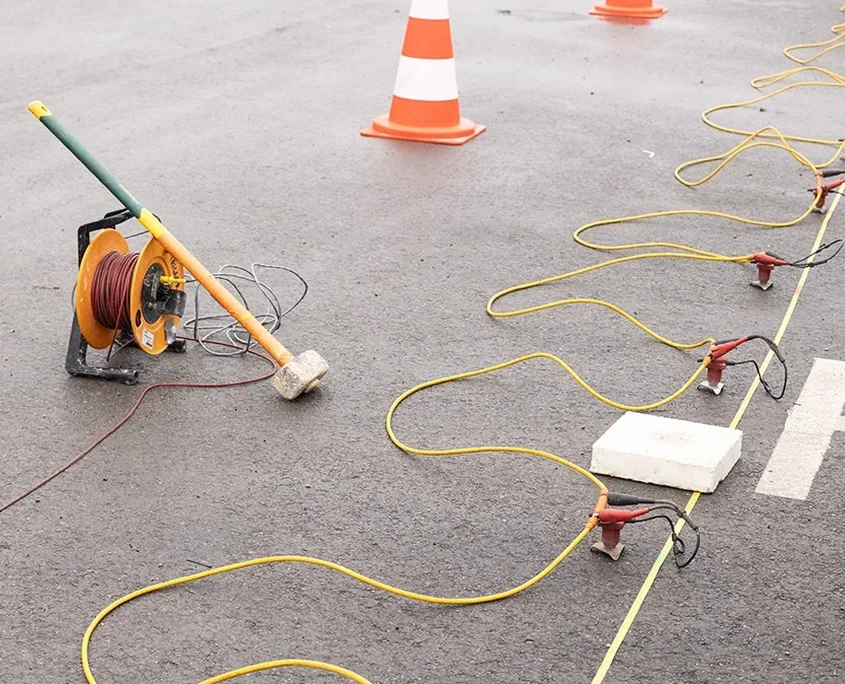 Seismische Tomographie (Refraktion/Reflexion) in Gladbeck: Baugrund transparent gemacht